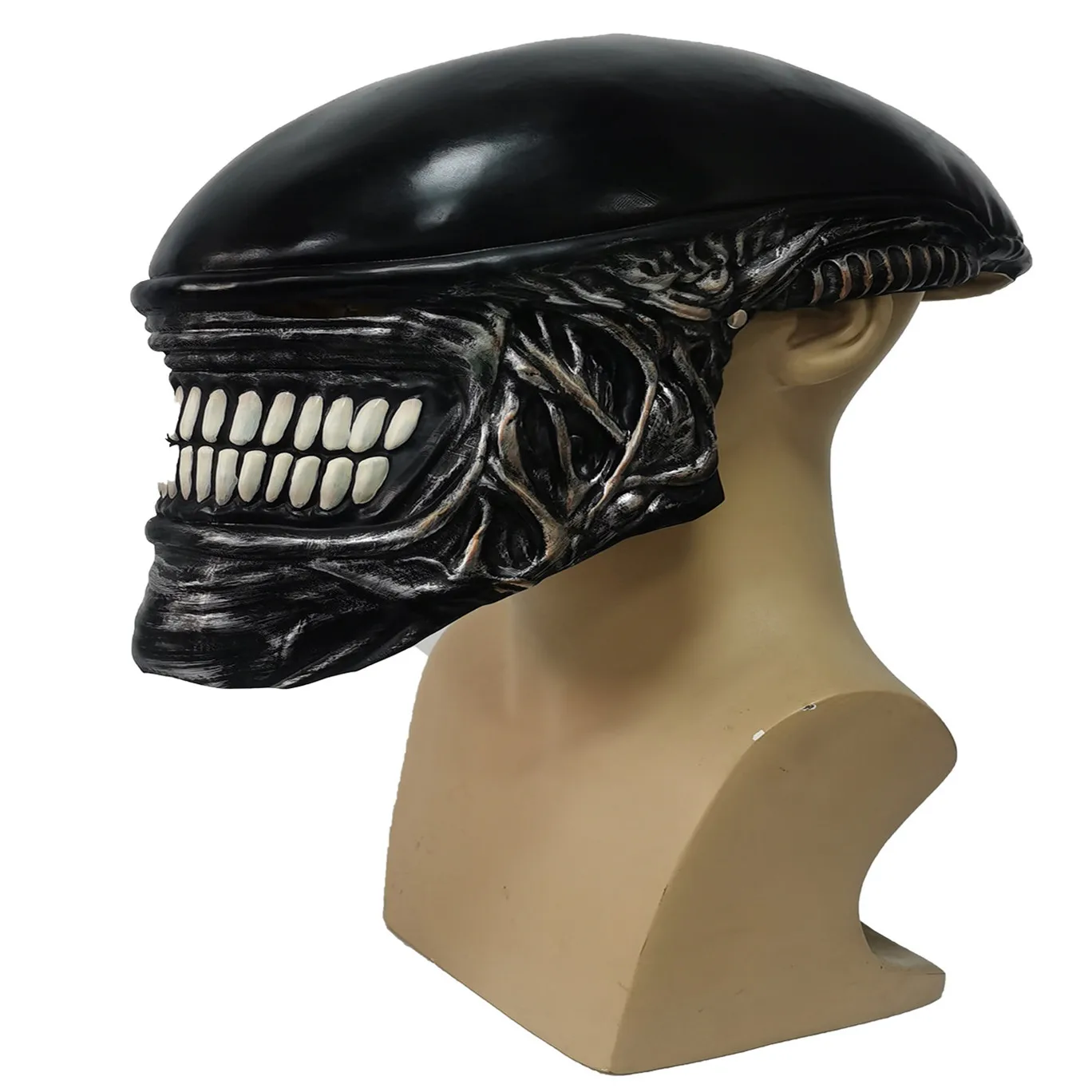 恐ろしい外星人プレデターのラテックス製ヘッドギア、コスプレ衣 - Latex Alien Mask Realistic のレビューと価格
